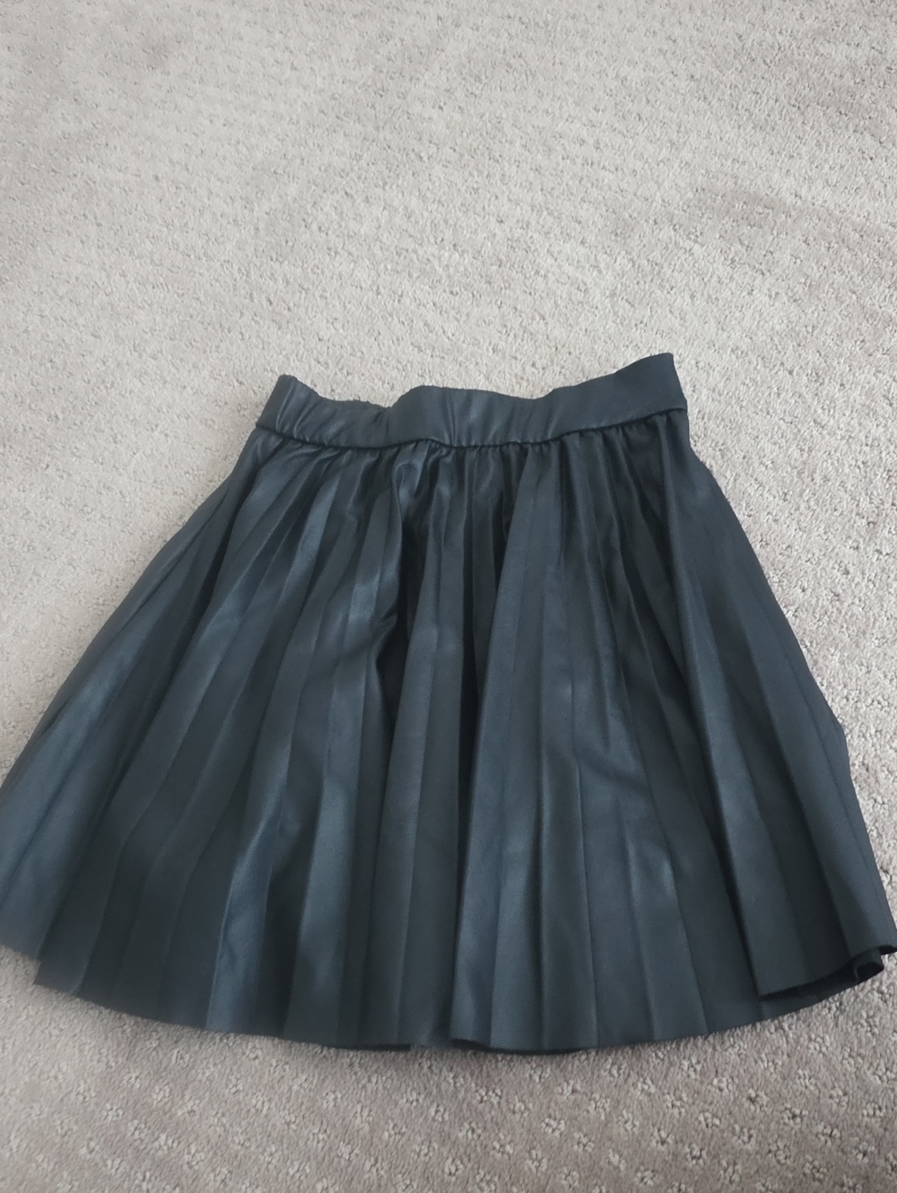 Zara Black Pleated Circle Skirt